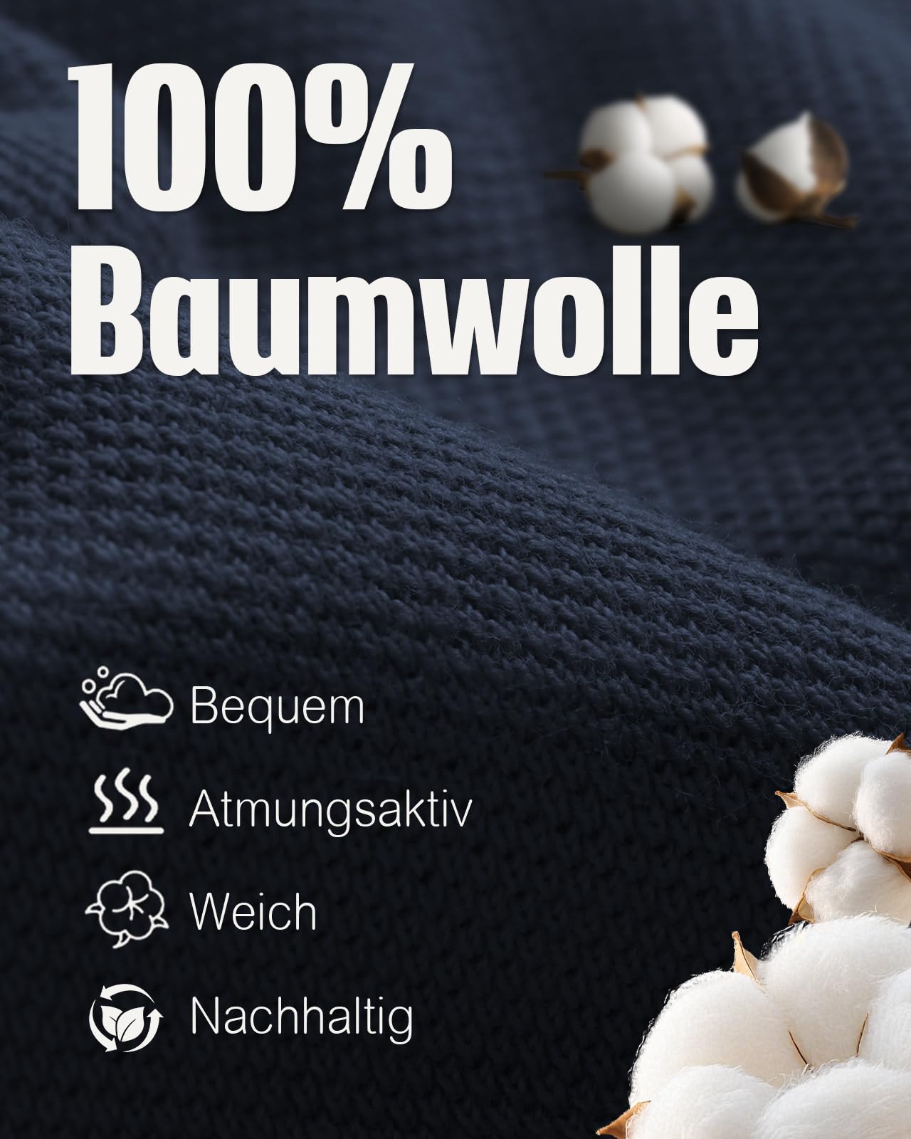 HMIYA Herren Poloshirts-Business Kurzarm Polo Shirts 100% Baumwolle Sommer Freizeit T-Shirt Klassisches,Dunkelblau,XL 5