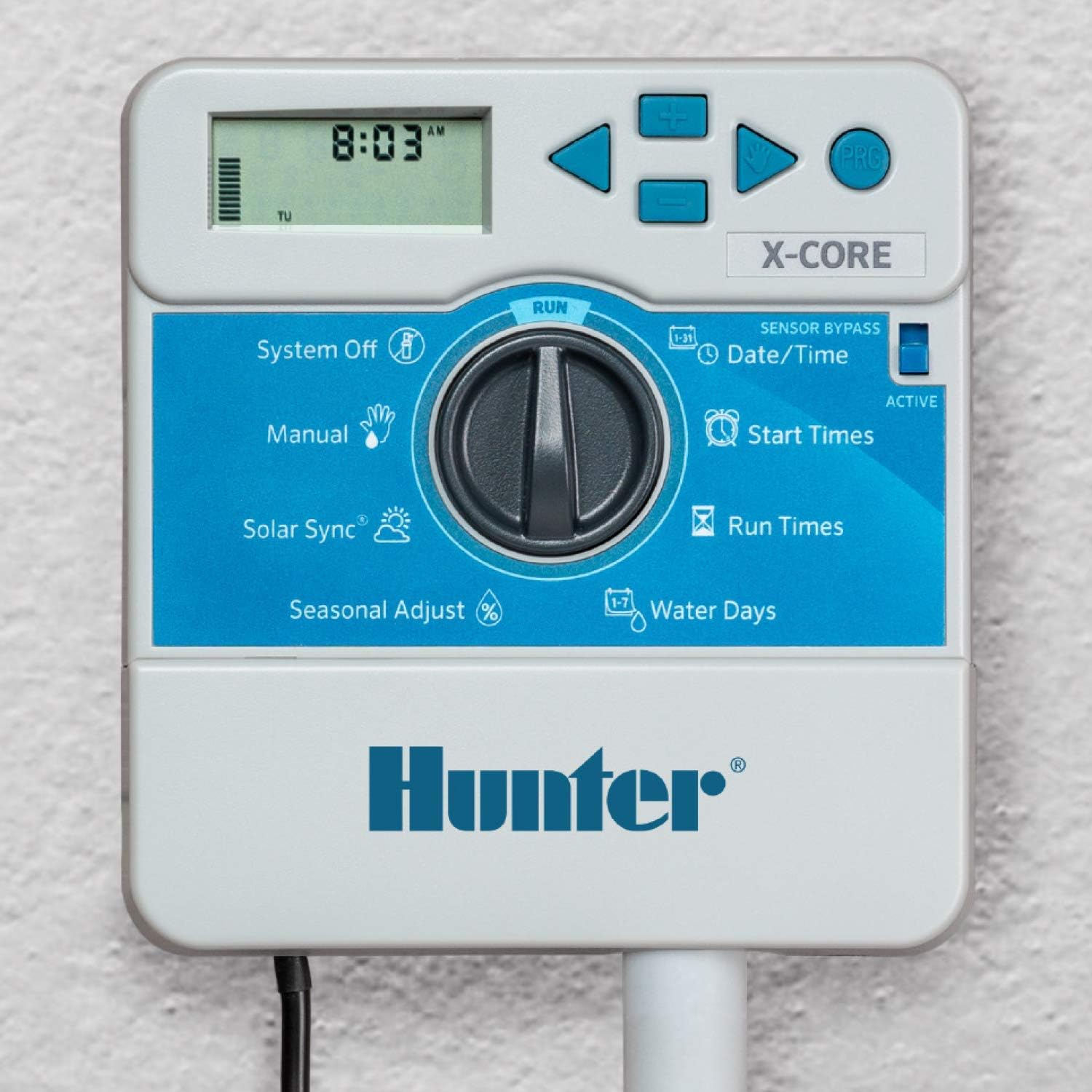 Hunter Sprinkler XC400I X-Core 4-Station Indoor Irrigation Controller, Small, Gray : Automatic Lawn Sprinkler Heads : Garden & Outdoor