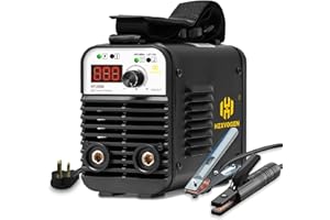 H HZXVOGEN HZXVOGEN 110/220V Stick Welder 200Amp ARC MMA Lift TIG Welding Machine with Hot Start Arc force Anti-Stick IGBT Portable Mini Welder Machine with Electrode Holder Cable Clamp