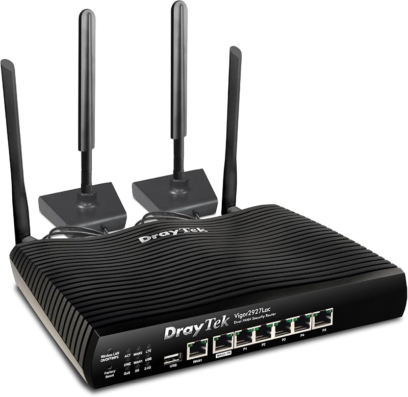 DrayTek Vigor V2927LAC Gigabit Failover Router 3G/4G LTE Dual-WAN