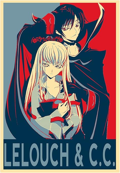 General Art Poster Code Geass Propaganda Lelouch E C C Formato A3 42x30 Cm Amazon Ca Home