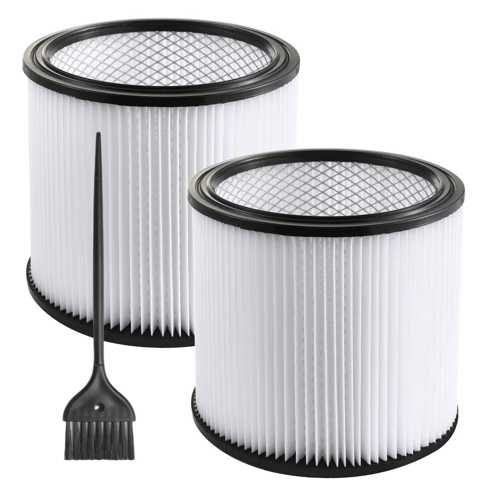 Photo 1 of Gazeer 2 Pack Replacement Cartridge Filter Compatible with Shop-Vac 90304, 90350, 90333, 903-04-00, 9030400, Fits most 5 Gallon and Above Wet/Dry Vacuum Cleaners