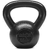 Yes4All Solid Cast Iron Kettlebells – Weight Available: 5, 10, 15, 20, 25 to 80 lbs