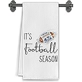 Elefeltclave Chinoiserie Football Kitchen Towels,Football Lover Fan Gifts Dish Tea Towels for Kitchen Decor,Gifts for Footballs Players Decorative Hand Towel for Bathroom,16x24 Inch