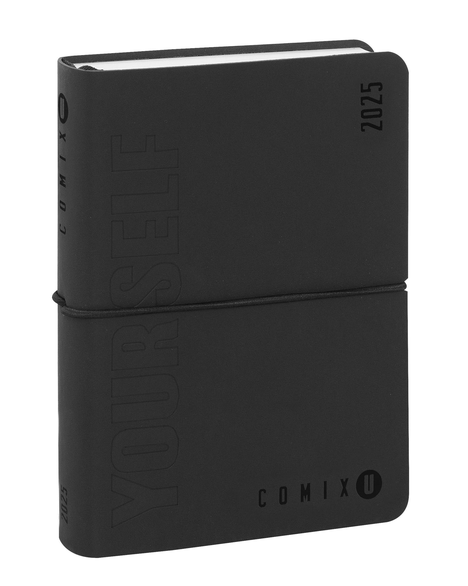 COMIX U Yourself 16 Month Small Pocket Diary Hardback Cover and 448 Lined Pages Great for High School 11 x 15.3 cm Black