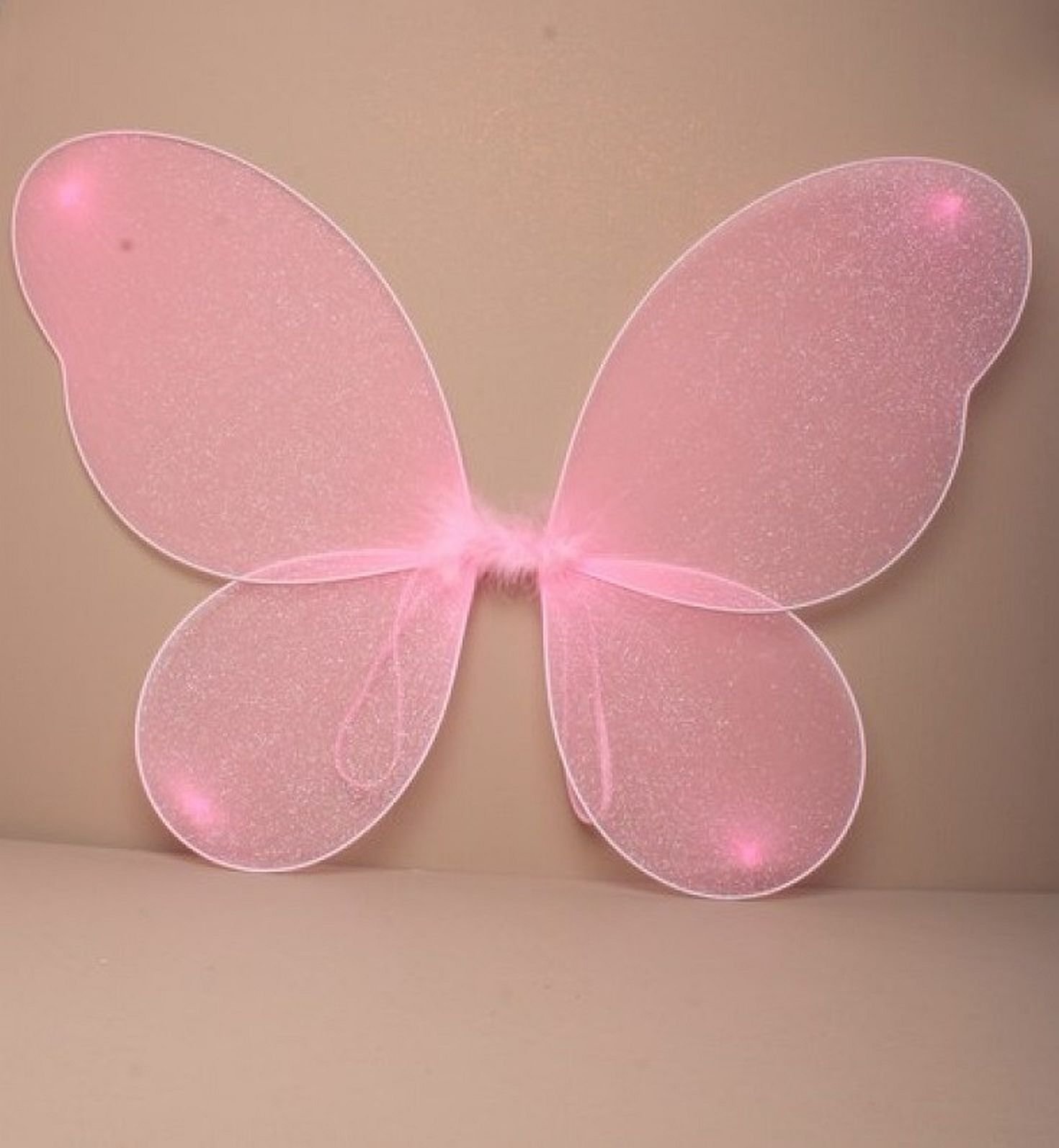 Large Adult Net Fairy Wings With Silver Glitter Fancy Dress Up