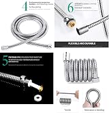 Hairstore Bargain Set Brushed Bidet Sprayer Toilet Holder 1.2m Kit view 5