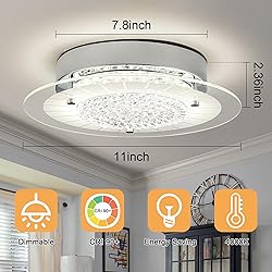 LED Ceiling Light,Crystal Ceiling Light Fixture
