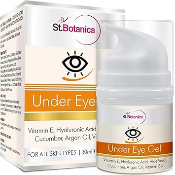 Stbotanica Under Eye Cream With Vitamin E B3 Hyaluronic Acid Aloe Vera Cucumber Argan Oil 30ml #youth #renu #eye #cream