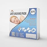 Anti-Snoring Device for Different Types of Snorers - (Pack of 30) - Comes with Nose Vents, Nose Clips and Nasal Strips - A Si