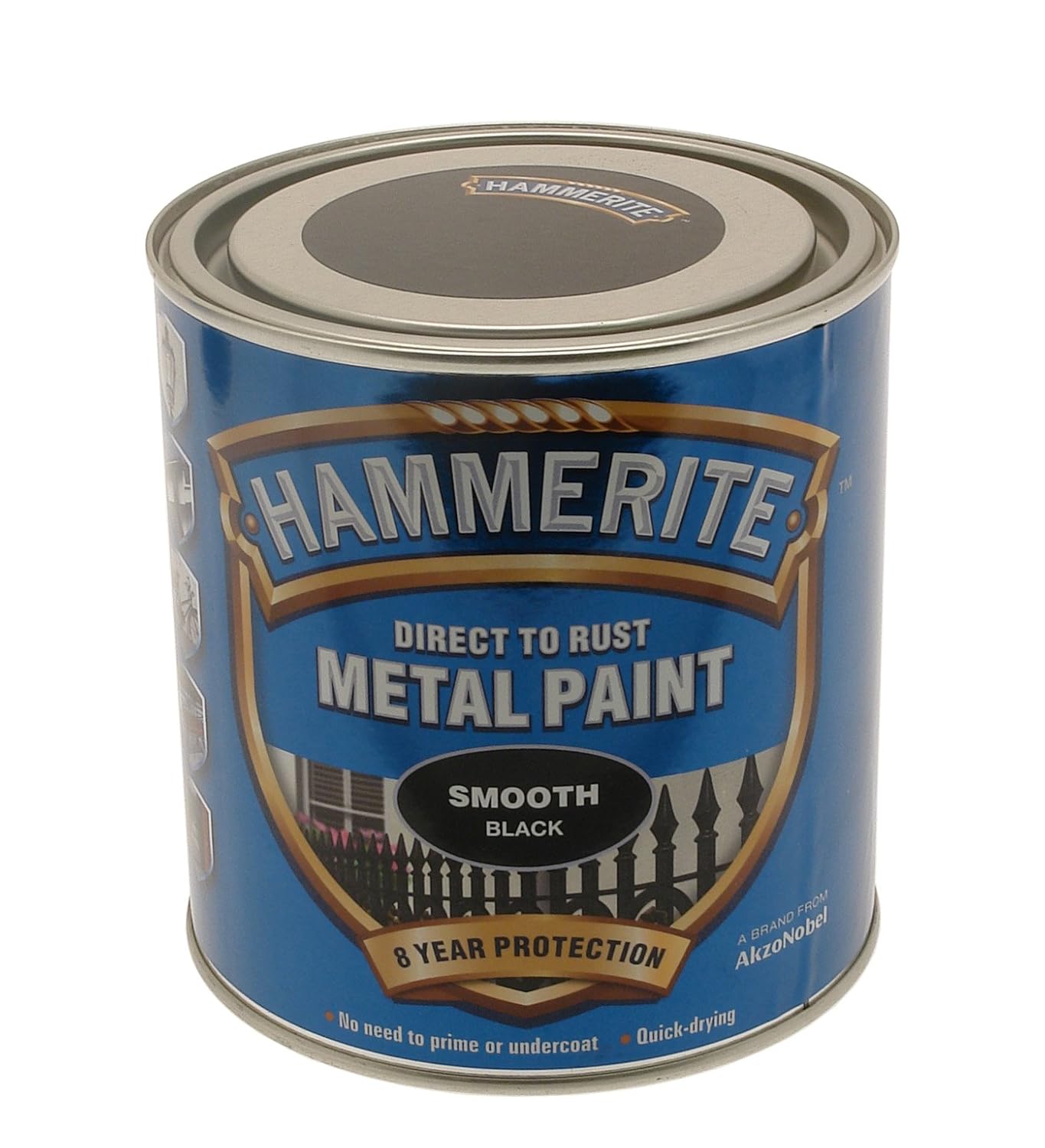 Hammerite HAM6722002 500ml Metal Paint Smooth Black Amazon.co.uk Car & Motorbike