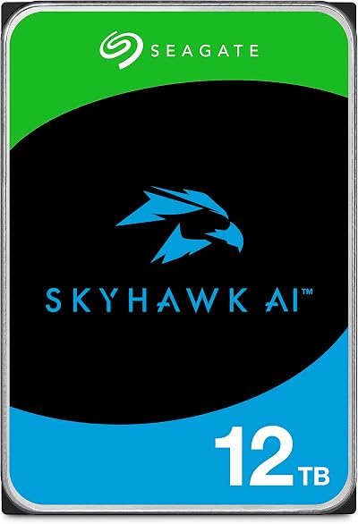 Seagate SkyHawk AI 12TB 3.5" SATA 6 Gb/s DVR/NVR HDD ST12000VE001