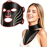 Aimilove Red Light Therapy Mask for Face &amp; Neck, 640 LEDs, 4 Modes | 850nm NIR &amp; 620nm Red Light, Full Coverage, Soft Silicone LED Light Therapy Mask, Home Skin Care Device for Wrinkles &amp; Acne