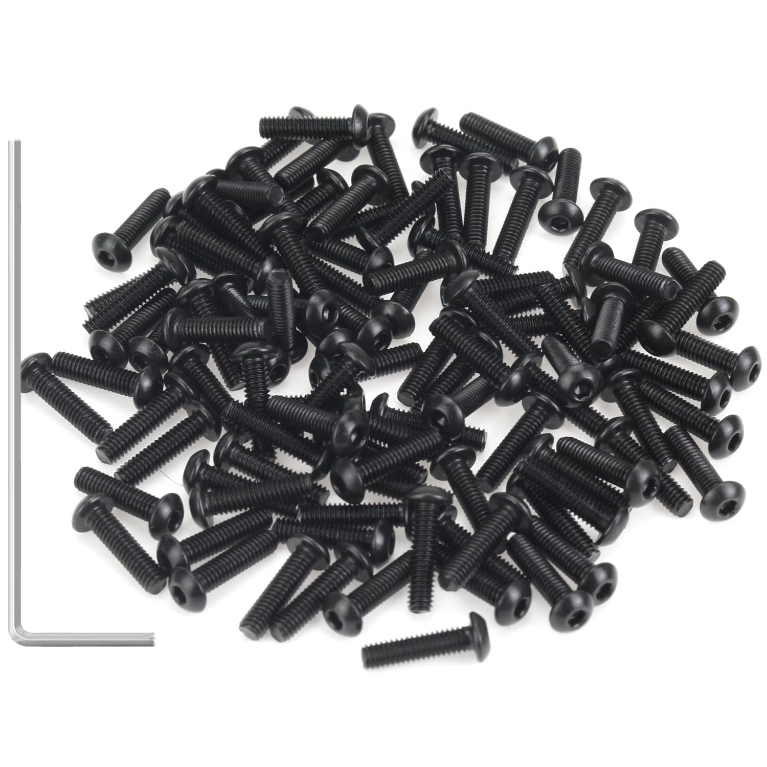 105 Pieces M2.5 x 10mm Button Head Socket Cap