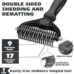 3PCS Self Cleaning Slicker Brush & Pet Grooming
