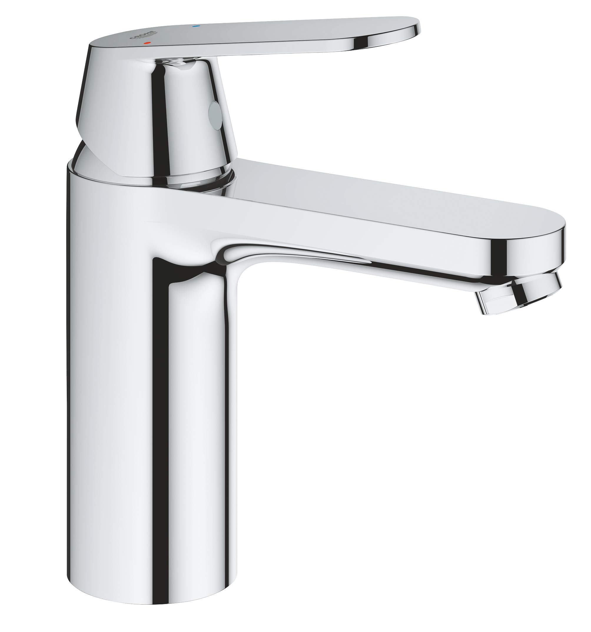 GROHE Eurosmart Cosmopolitan Single-Lever Basin Mixer with Push-Open Waste Set, M-Size, Water-Saving, Chrome 23926000