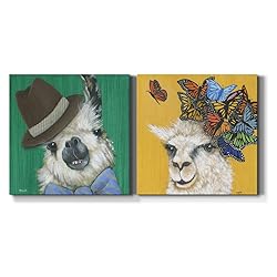 Renditions Gallery Llama Gentleman Wall