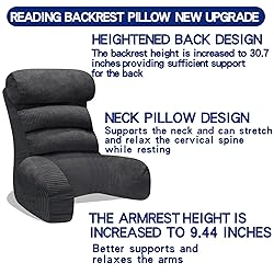Tinuniyaa Back Pillow for Bed Sitting Up, Reading