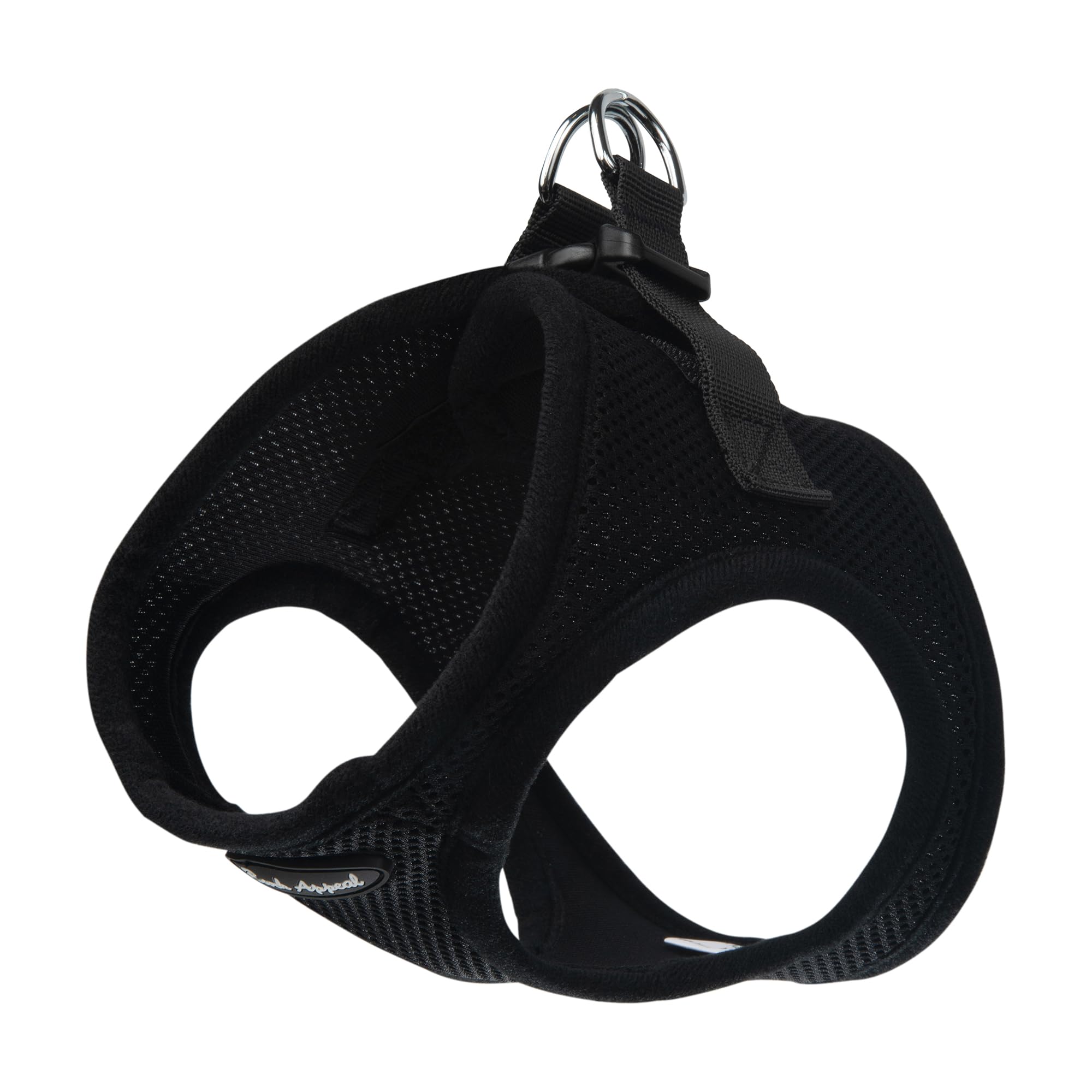 Bark Appeal Black Step-in Dog Harness for Small-Medium Pets – Updated Sizing, Re-Measuring is Essential – Soft Vest Harness – Anti-Choke with Adjustable Strap & Heavy Duty Clip – XL — image 1