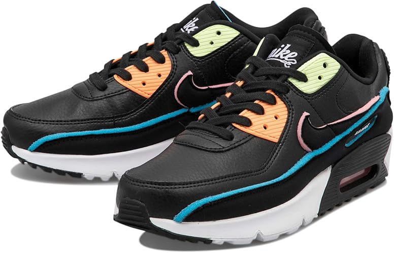 nike air max 90 black blue white