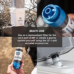 Uzima UZ-1 Water Filter Cartridge Replacement for