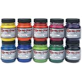 Jacquard - JAC801S Dye-Na-Flow Specialty Paint Set, 2.25 Ounces, Assorted Colors, Set of 10