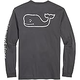 vineyard vines Men's Long Sleeve Vintage Whale Pocket T-Shirt