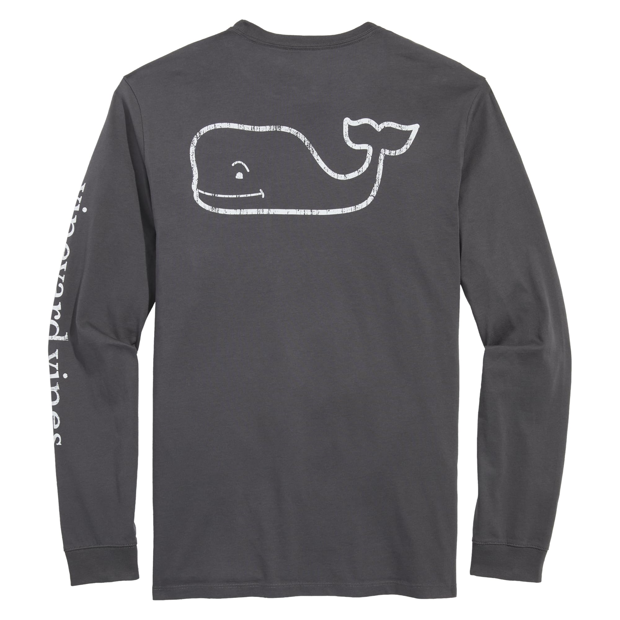 Vineyard Vines Vintage Whale Long-Sleeve Pocket Tee, Evening Sky, XL Image