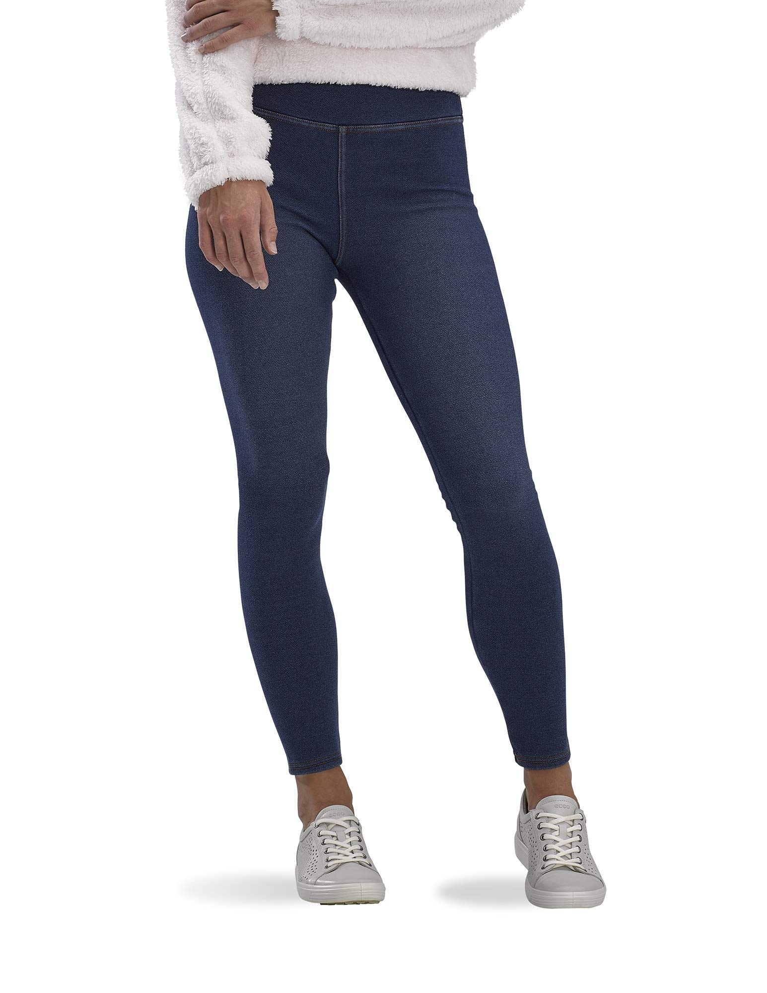 HUE womens Warm & Cozy Denim Leggings