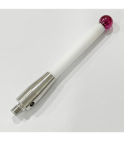 CMM Stylet à Sonde Tactile Tige En Céramique Filetage M4 2 Mm De Diamètre Embouts Rubis Longueur 50 Mm