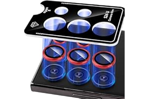 MONASAY Camera Lens Protector compatible for Samsung Galaxy S24 Ultra 6.8 inch[Strong Adhesion][Auto-Alignment] Individual Metal Anti-Scratch Tempered Glass Camera Cover Film, Red