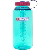 Nalgene Sustain Tritan BPA-Free Water Bottle Made with Material Derived From 50% Plastic Waste (using ISCC certified mass balance), 32 OZ, Wide Mouth