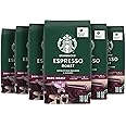 Starbucks Whole Bean Coffee, Dark Roast Coffee, Espresso Roast, 100% Arabica, 6 bags (18 oz each)