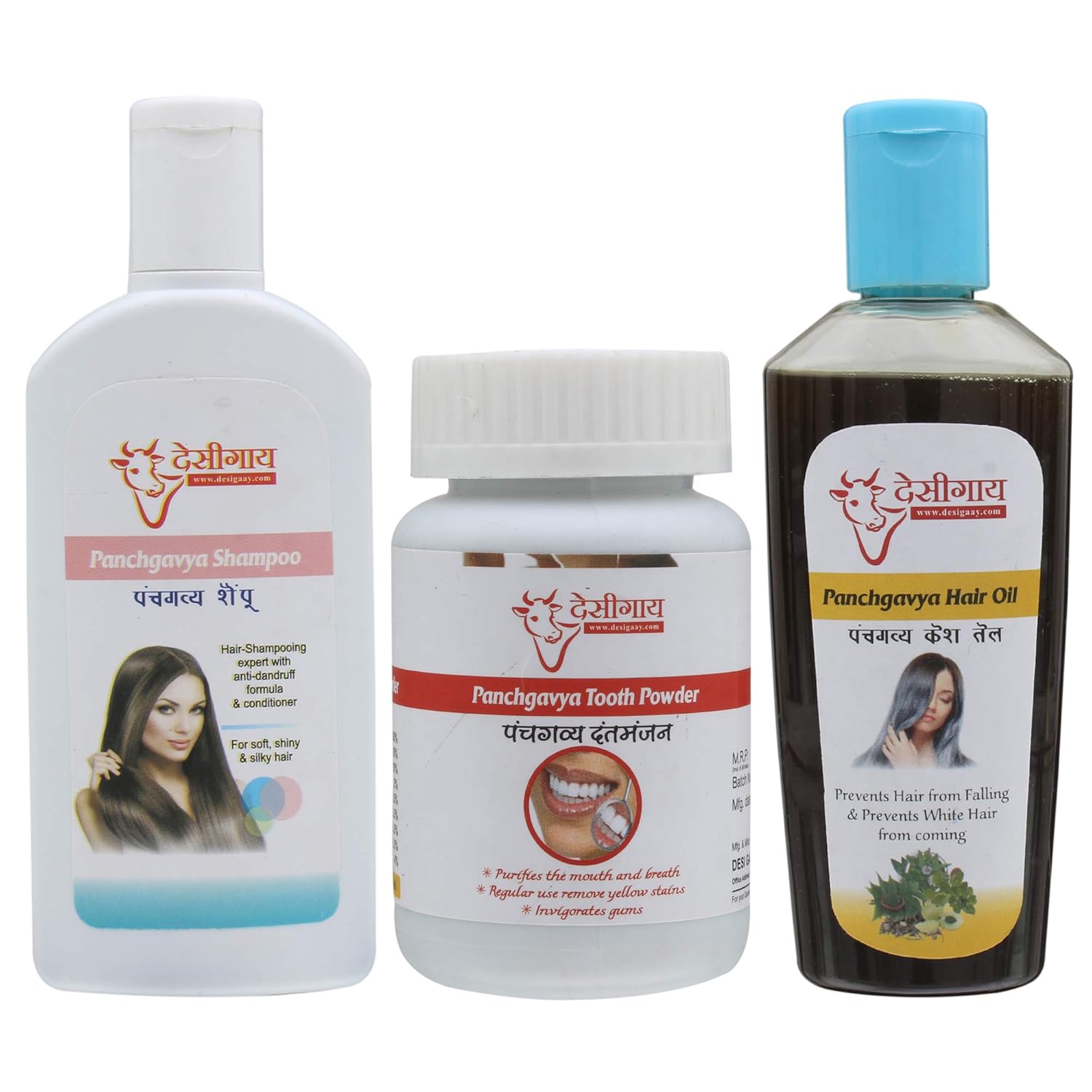 Buy Desi Gaay Anti Hairfall Shampoo Toothpaste For Healthy Gums