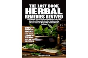 The Lost Book of Herbal Remedies Revived: Uncover 600+ Ancient Homemade Remedies with Over 200+ Plant Based Organic Recipes for Healings and Disease-Free Life - Inspired By Barbara O'Neill Teachings