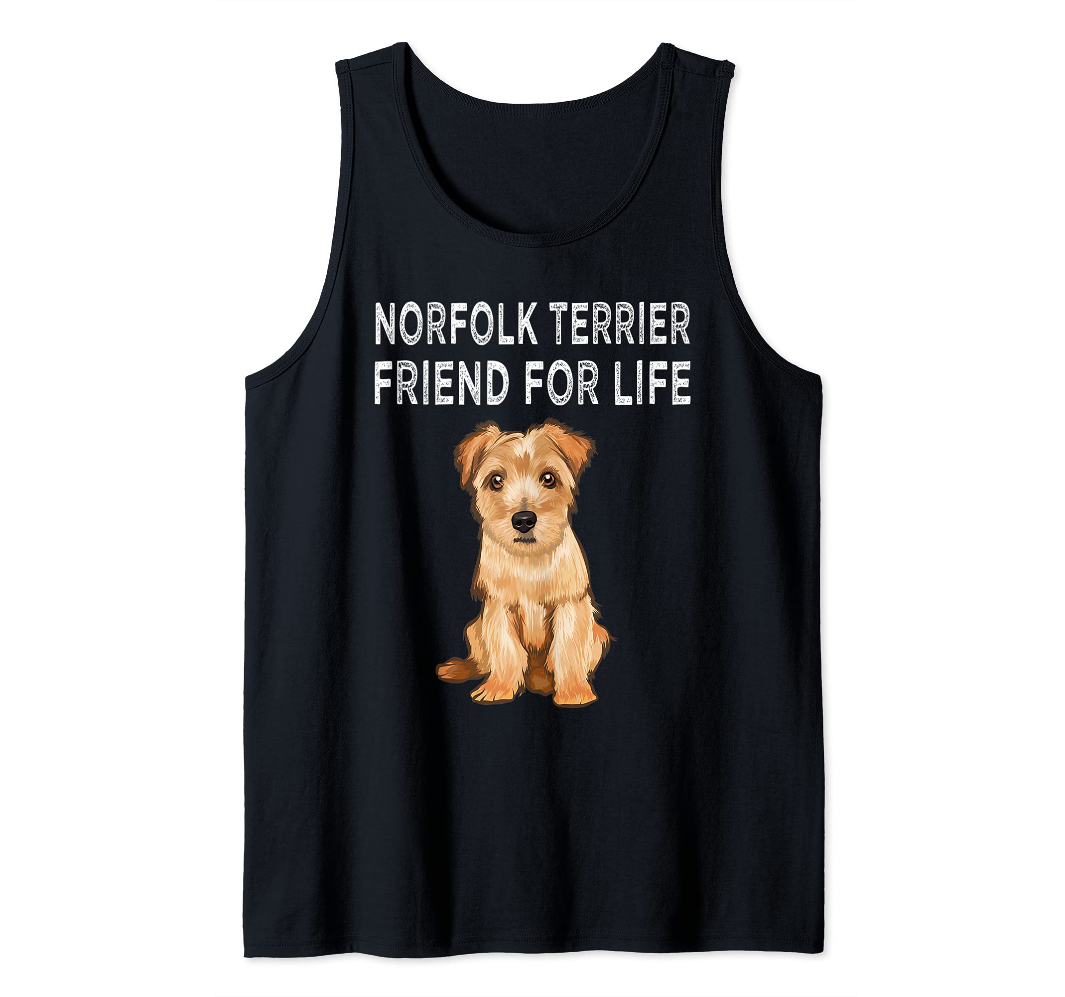Norfolk Terrier Friend For Life Dog Friendship Tank Top