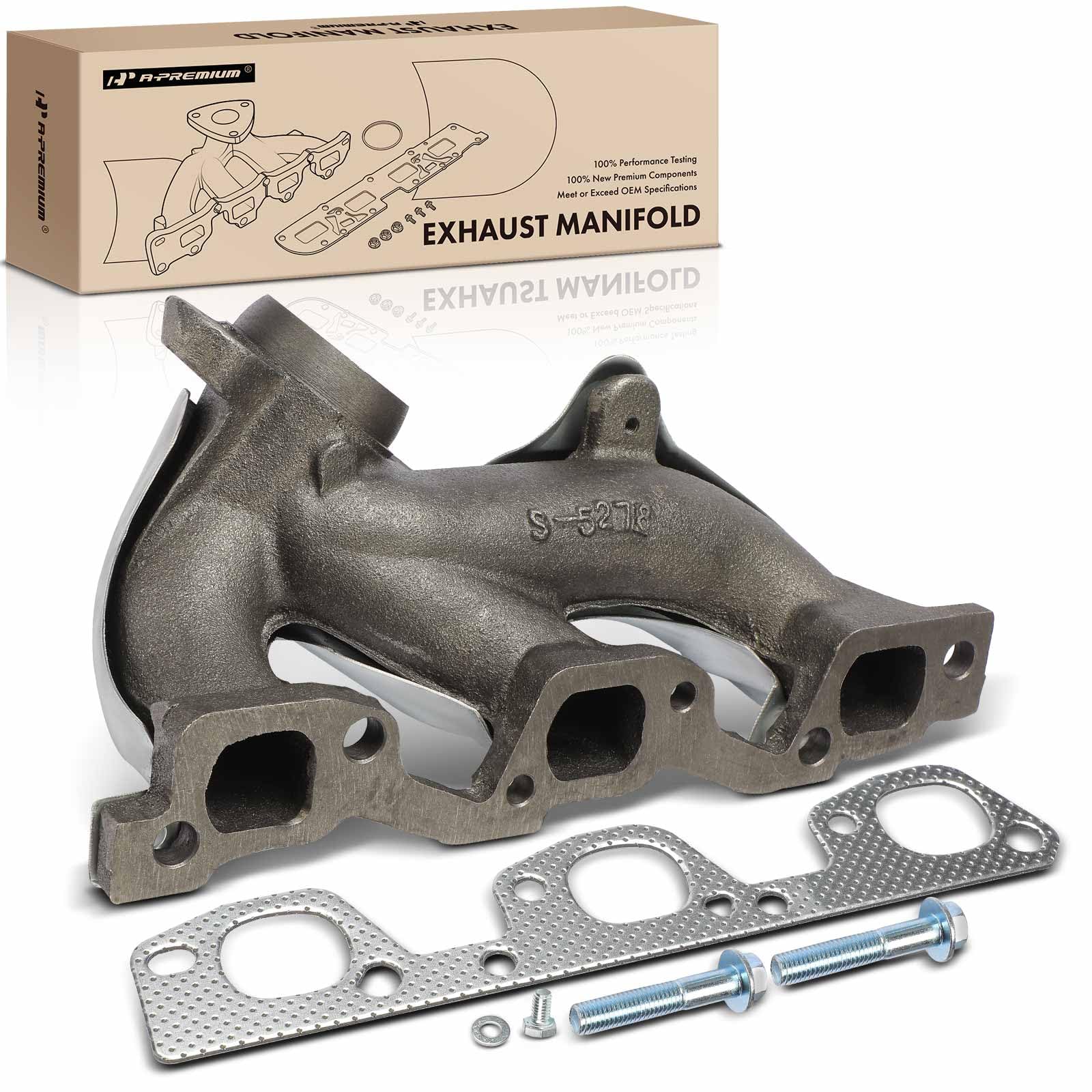 Photo 1 of A-Premium Left Side Exhaust Manifold Kit W/Gasket, Bolt, Washer Compatible with Jeep JK Series Wrangler 2007 2008 2009 2010 2011, 3.8L