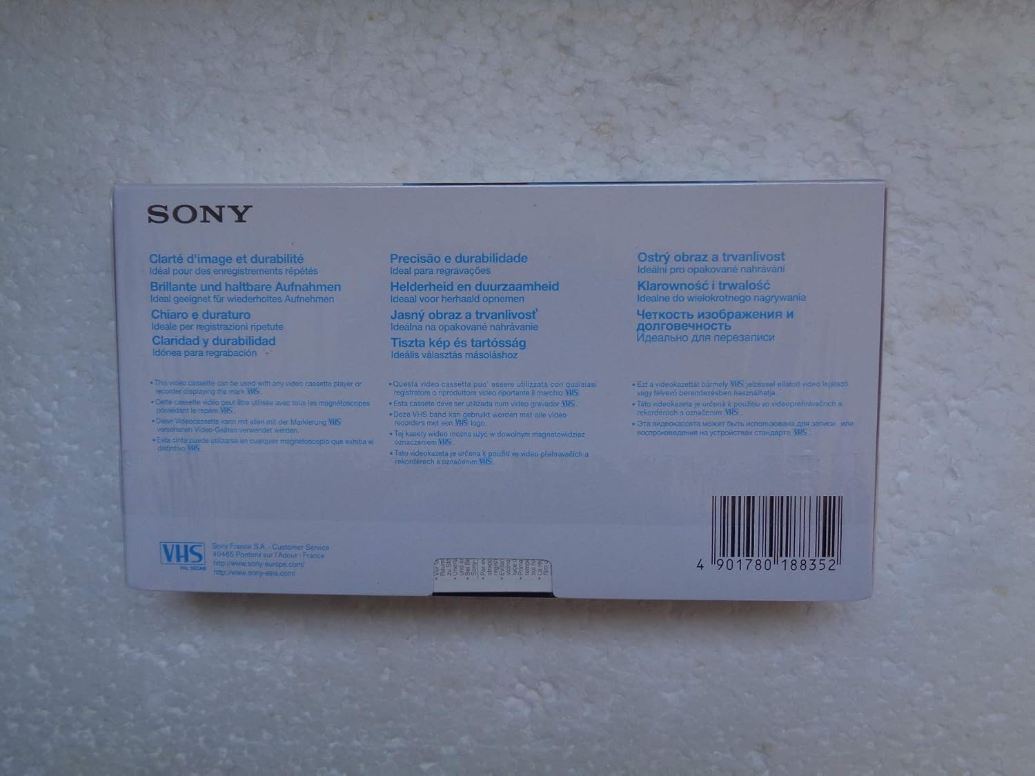 Lote de 5 Cajas VHS CD 240: Amazon.es: Electrónica