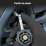 ATsafepro Tyre Pressure Gauge 4 bar 60 psi Dial 1.5in ANSI B40.1 view 5