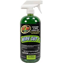 Amazon.com : Zoo Med Wipe Out 1 Terrarium & Small Animal Cage ...