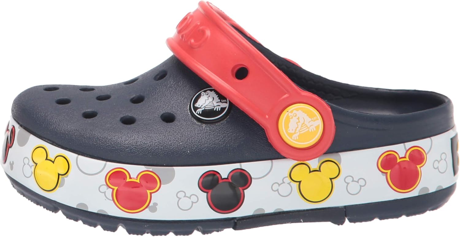  | Crocband Mickey Fun Lab Light Up Clog | Mickey Mouse Light Up Shoes | Clogs & Mules