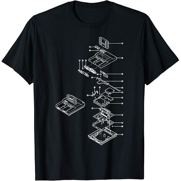 Amazon.com: Vintage Gaming Diagram - Video Game Console