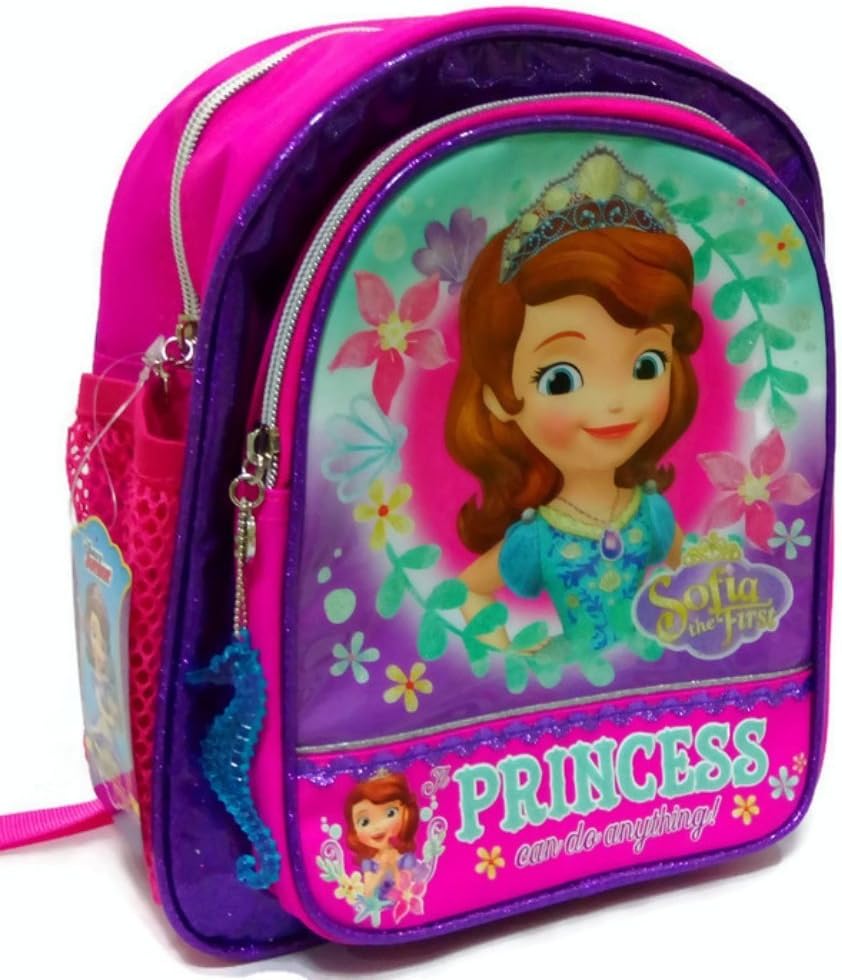 Disney Princess Sofia the First Backpack School Bag for Girls Kid size 10 Inches