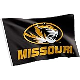 Desert Cactus University of Missouri UM Flag - 3 x 5 Feet Tigers Banner, Indoor/Outdoor Durable Fabric, 100% Polyester Design (Style 3)