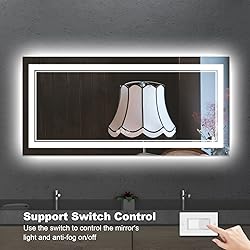 ISTRIPMF 72 x 32 Inch LED Mirror for Bathroom with