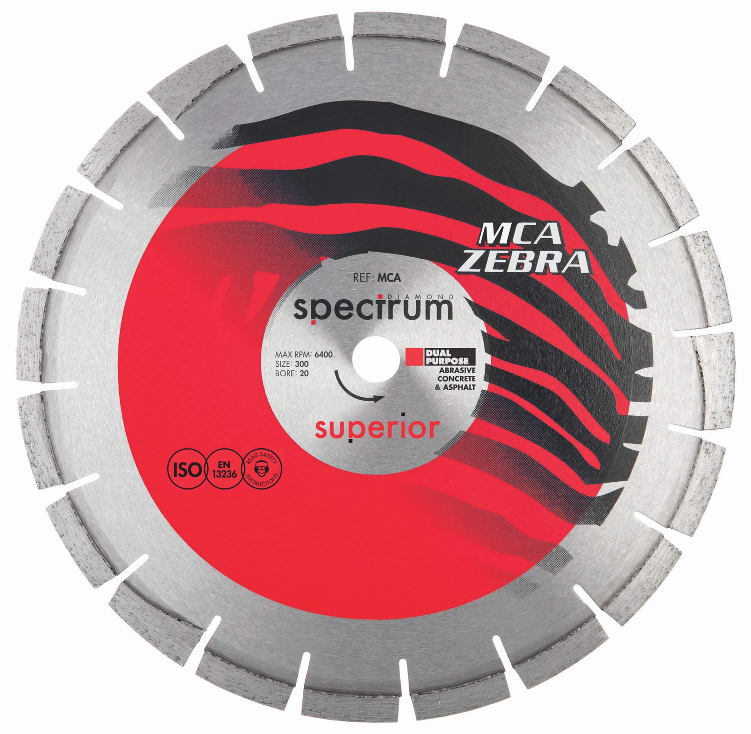 OX Spectrum Pro Zebra Dia Blade - Abrasive - 105/16mm