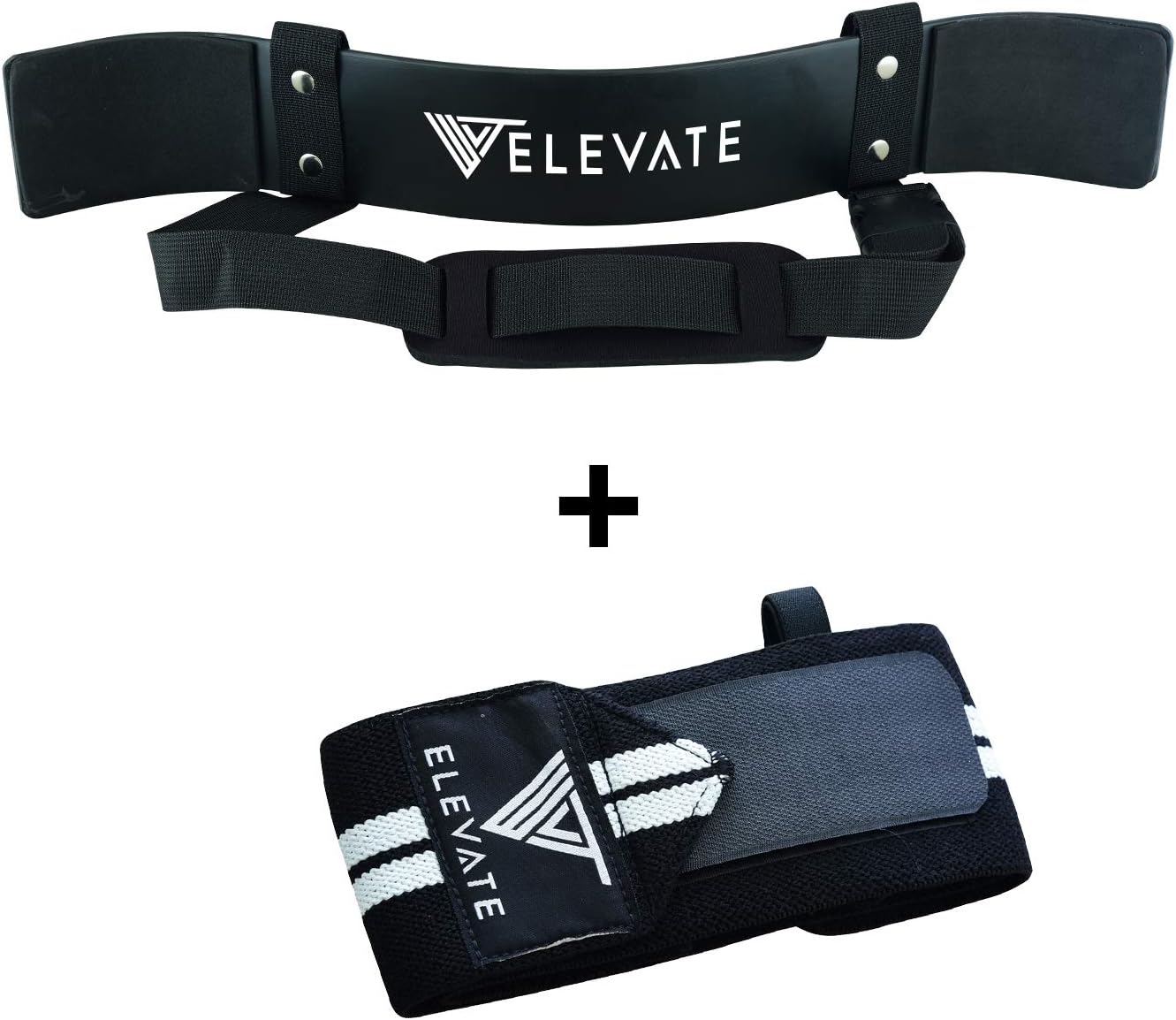 Arm Blaster + FREE Wrist Wraps Premium Quality Biceps Isolator With Adjustable Straps Added Arm Padding & Stylish Design + Heavy Duty Wrap Builds Muscle With Bicep Curls & Arms Training – Elevate Equipment