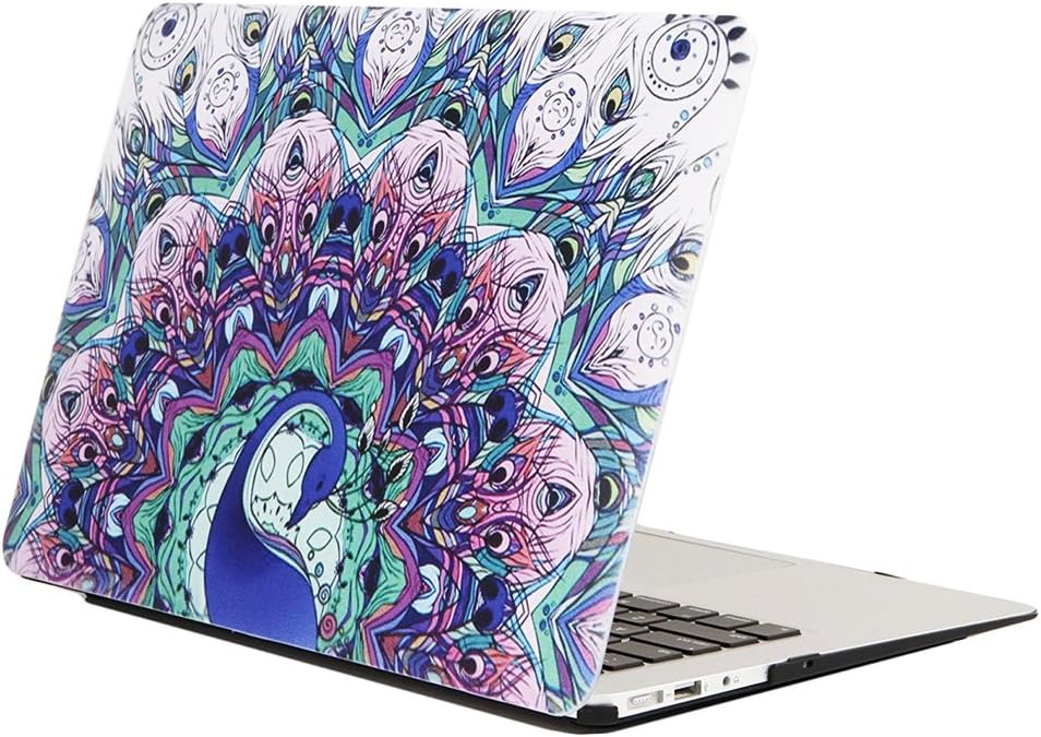 YMIX Plastic Cover Snap on Hard Protective Case for 2016 Pro 15" with Touch Bar (A1707) , 01 Peacock