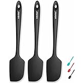 Large Silicone Spatula, Seamless Rubber Spatula for Baking, Cooking, Scraping, and Mixing, 600ºF Heat Resistant No Stick Kitc