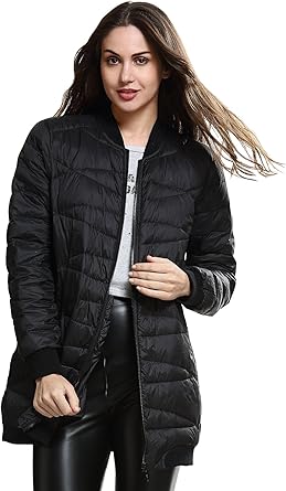 packable down baseball jacket